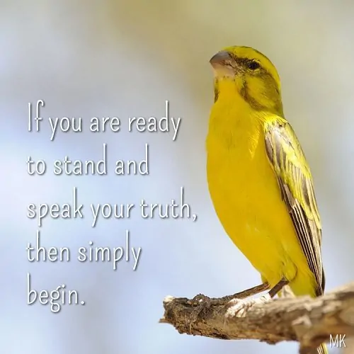 If you are ready to stand and speak your truth then simply begin. A message brought to you with love, light and blessings from Marci Kobayashi at marcikobayashi.com