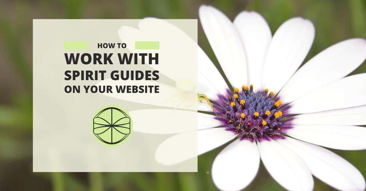 How to work with spirit guides on your website